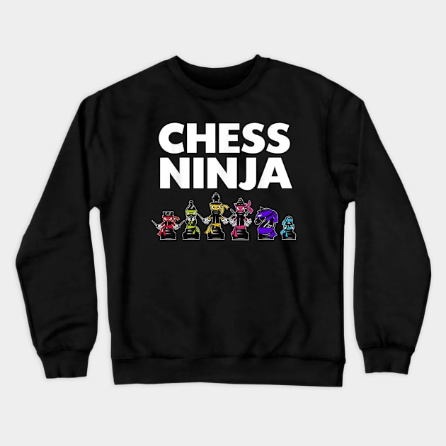 Cool Chess Art For Kids Boys Men Chess Player Chess Lovers Crewneck Sweatshirt by zwestshops